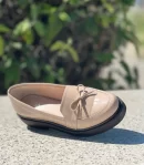 Mocassins Rosalia en Vernis beige – Image 2