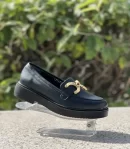 Manon – Mocassins Cuir Femmes en Noir 127 – Image 2