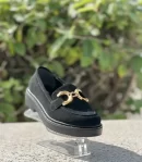 Manon – Mocassins Daim Femmes en Noir 127