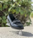 Manon – Mocassins Femmes en Noir 0075